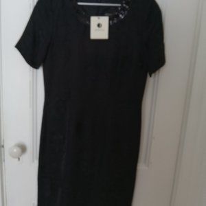 Little black dress Jessica size 6 with sequin trim